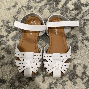 Toddler girl Cat & Jack white sandals